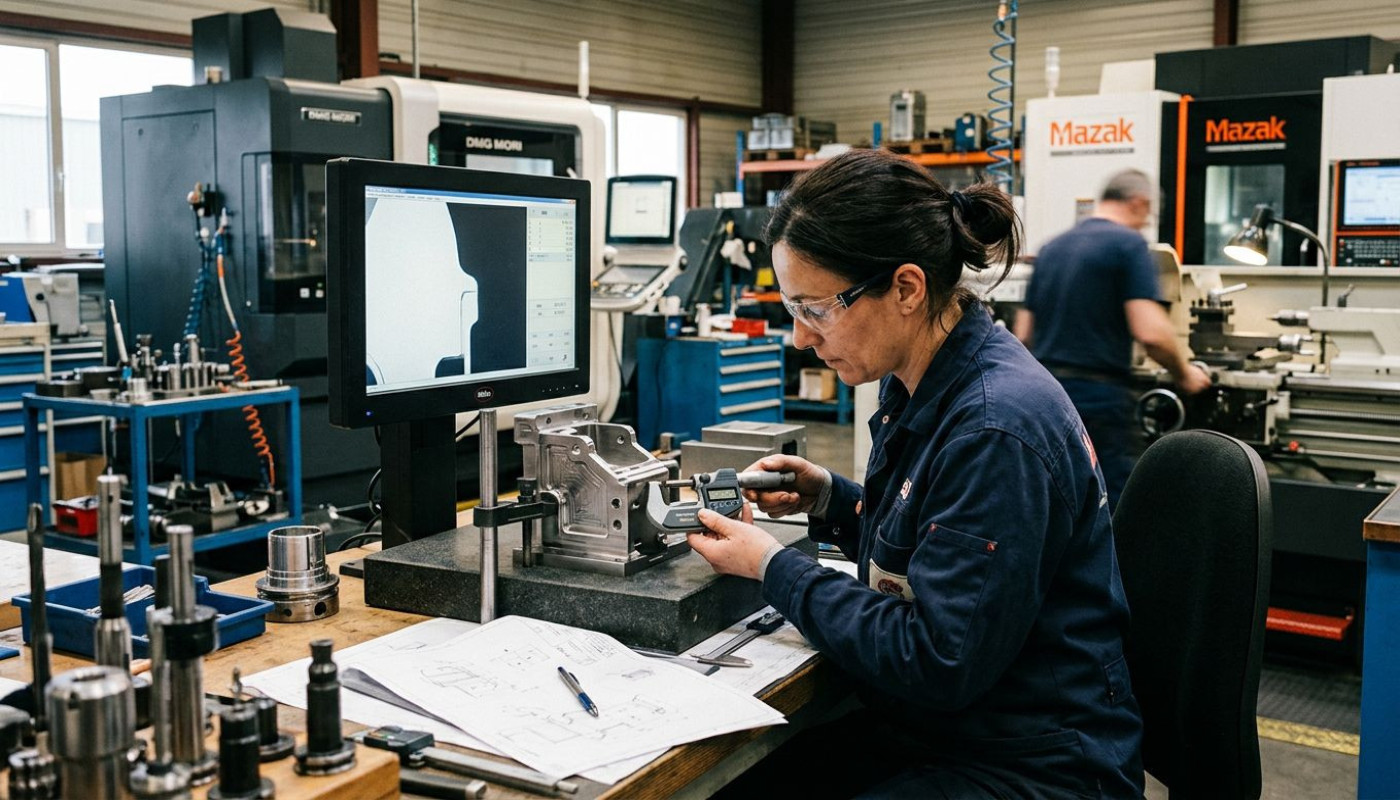 La qualité à l’épreuve du micron dans les métiers de l’usinage
